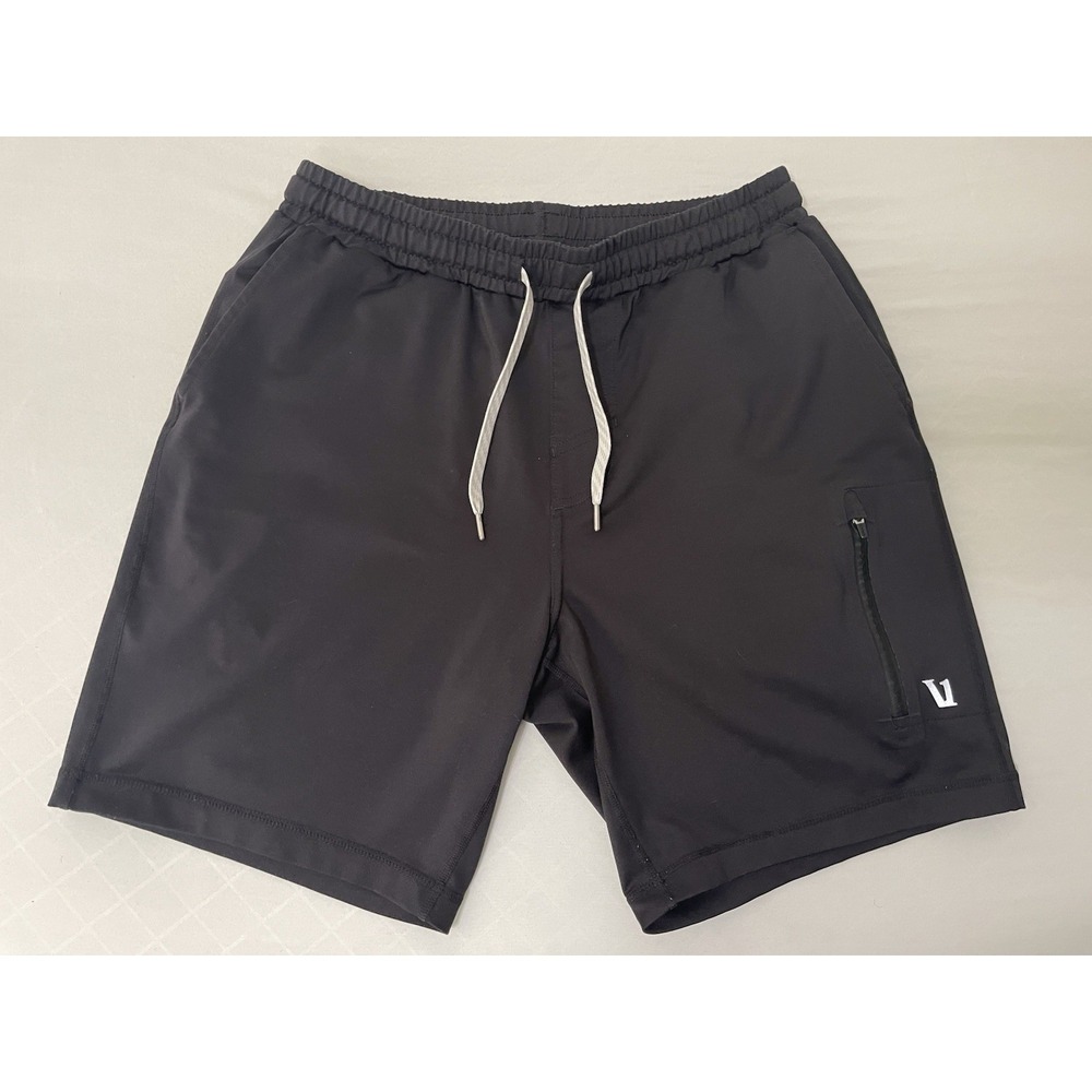 Vuori Men's Black Shorts Size S Drawstring Sunday Performance Gym Training
